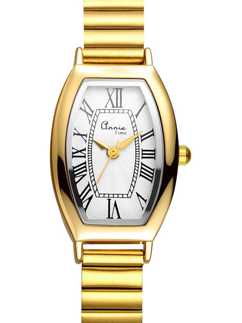 Anthropologie Gold Watch with White Dial
